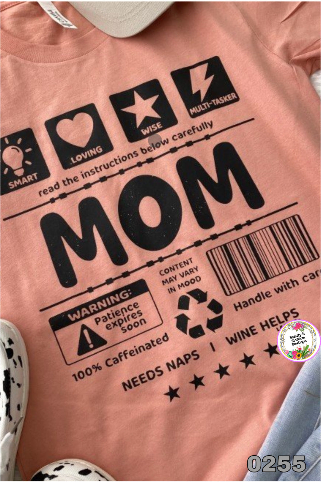 MOM INSTRUCTIONS TEE - 255