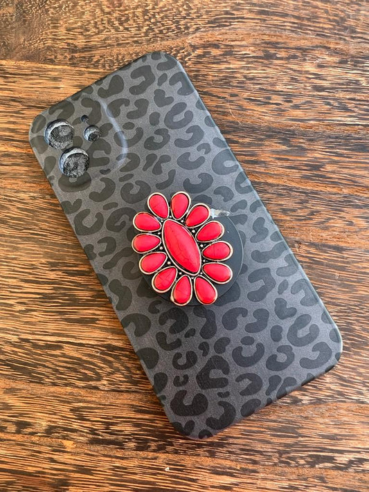 Red Concho Phone Grip