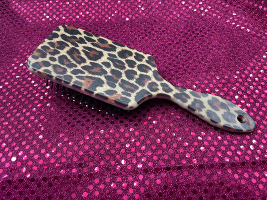 Leopard Hairbrush