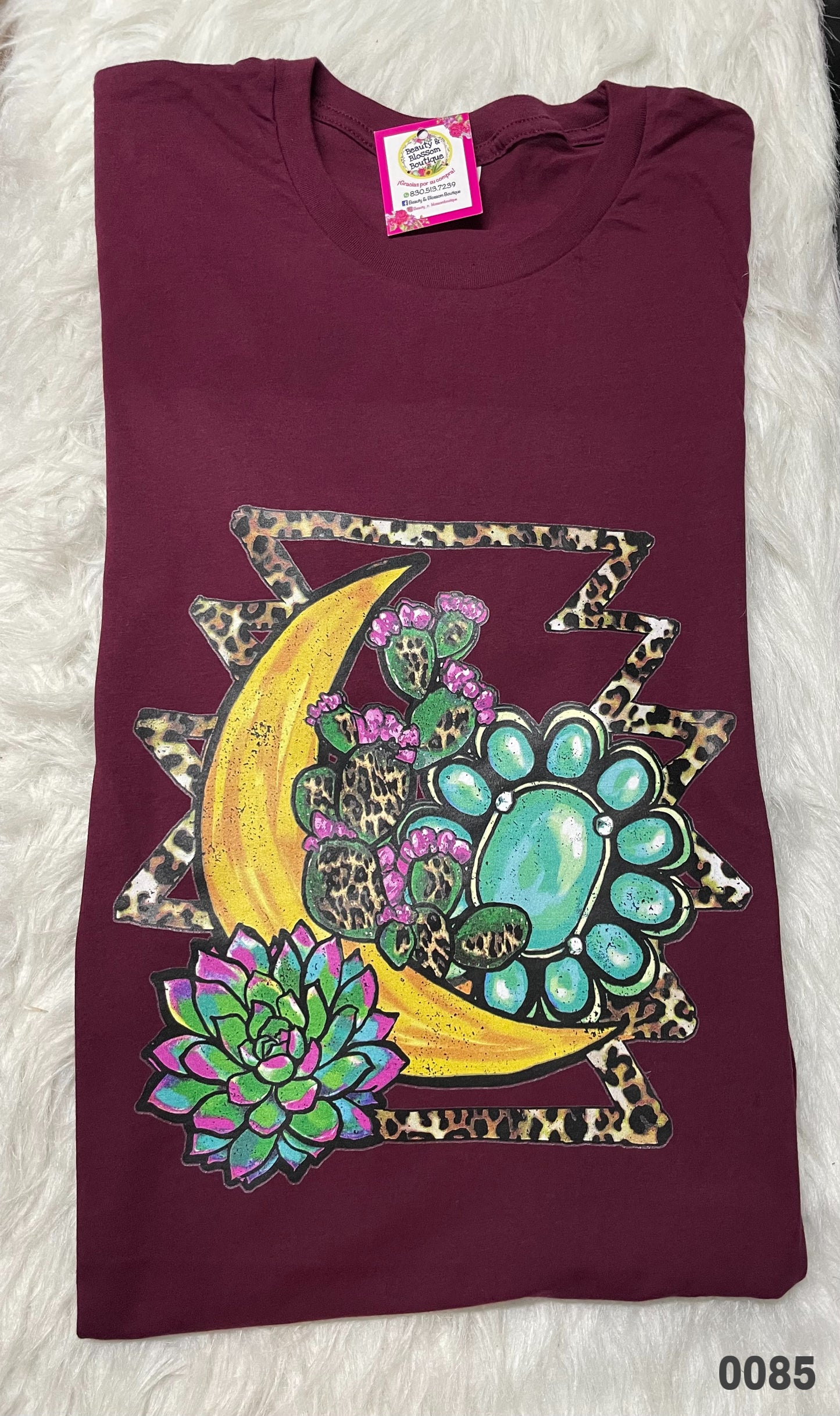 MOON & TURQUOISE TSHIRT - 85