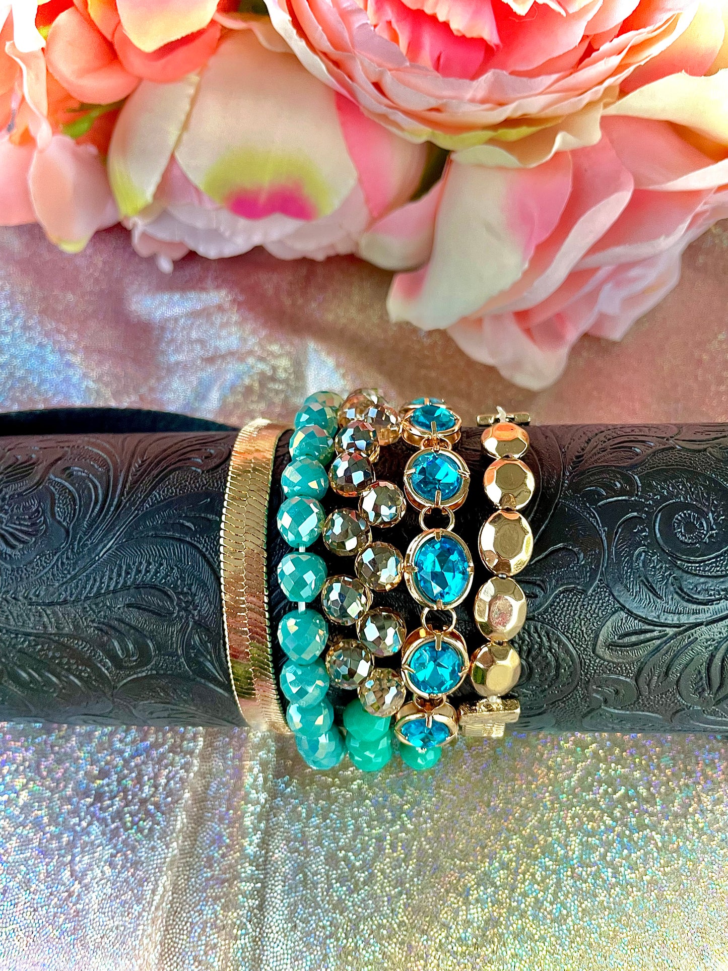 MIDNIGHT TURQUOISE BRACELET SET