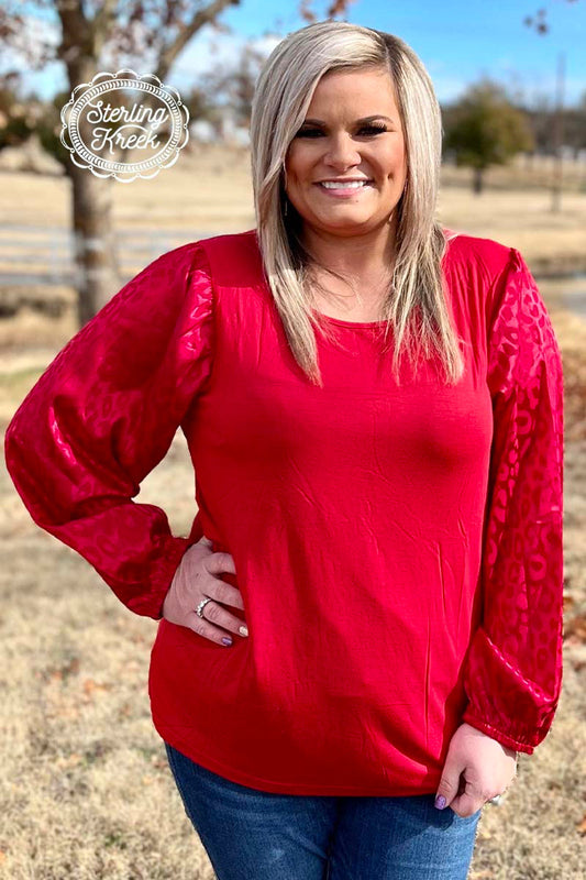 LADY IN RED TOP