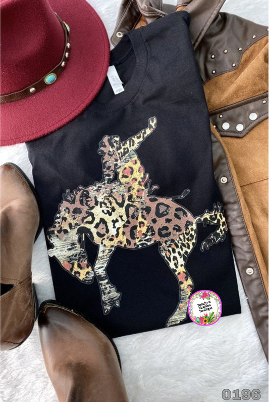 LEOPARD  BRONCO TSHIRT- 196