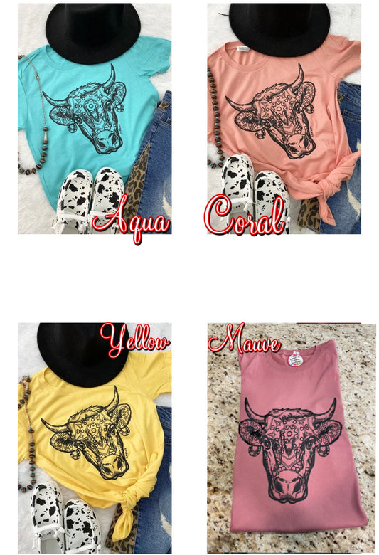 TATTOO COW TSHIRT - 209