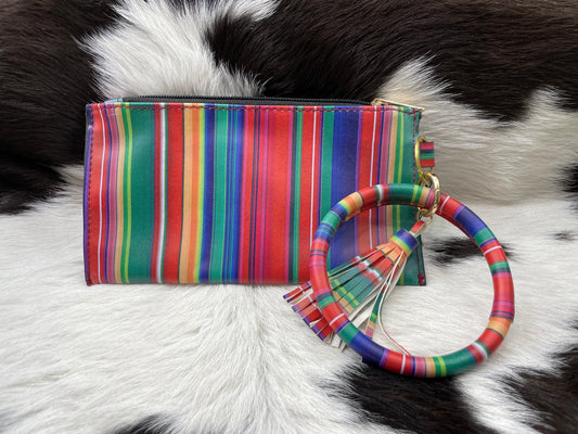 Serape Wristlet