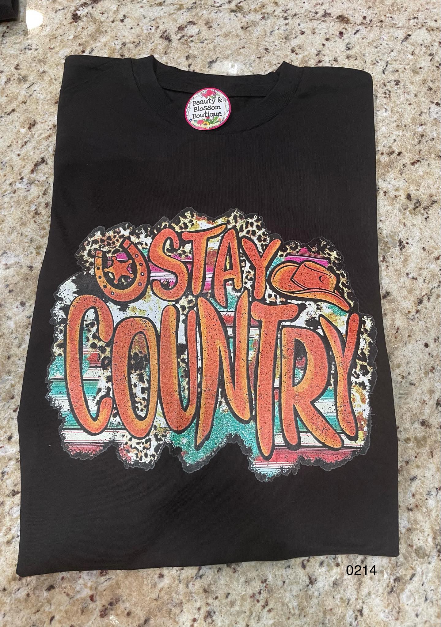 STAY COUNTRY TSHIRT- 214