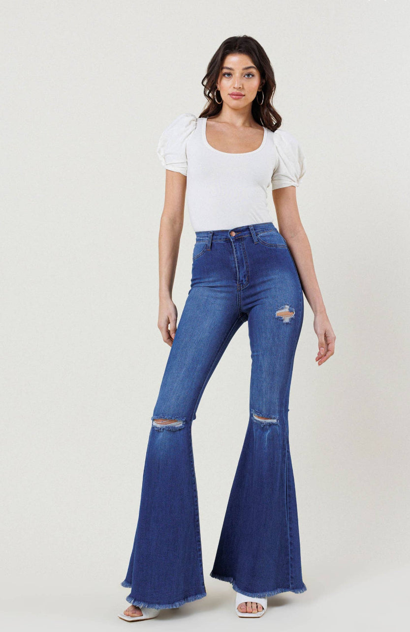 Swept Away Flare Jeans