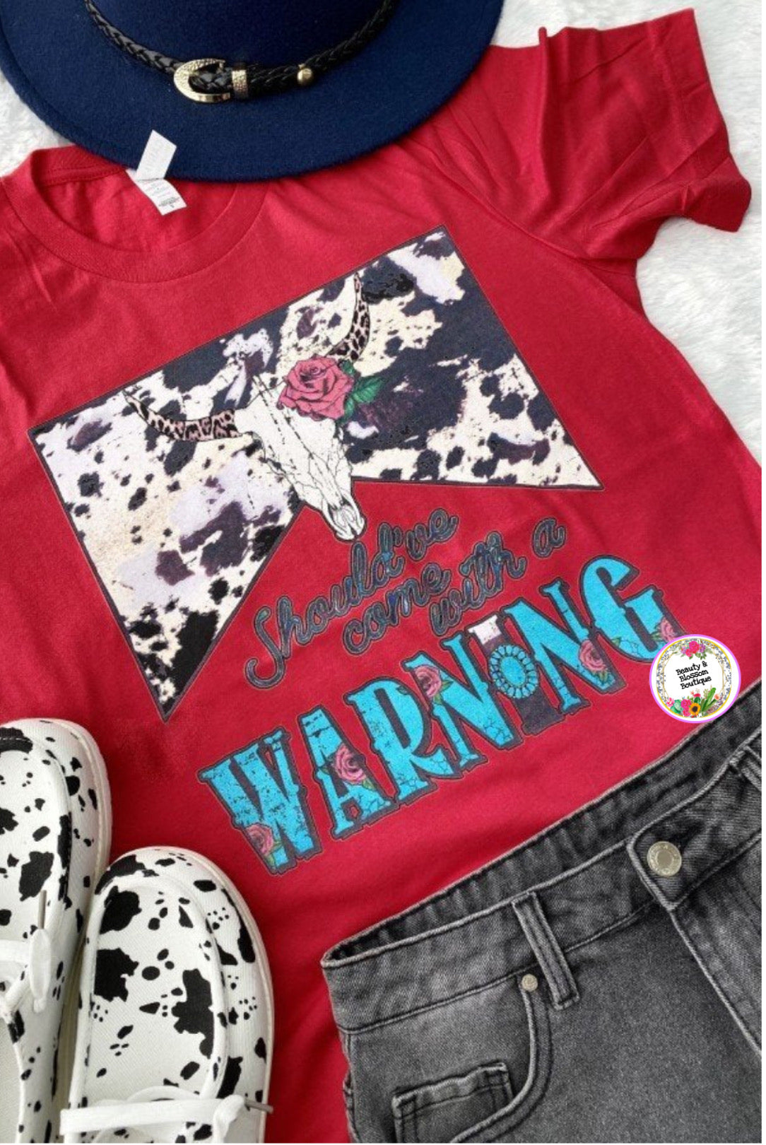 SHOULDVE CAME WITH A WARNING TEE - 263