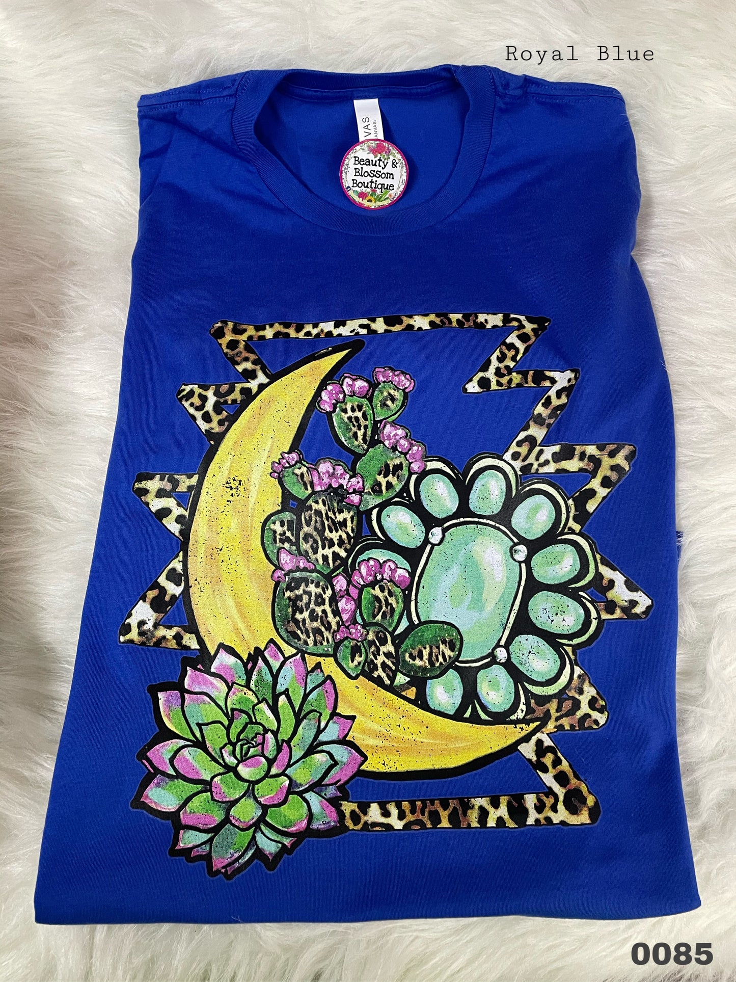 MOON & TURQUOISE TSHIRT - 85