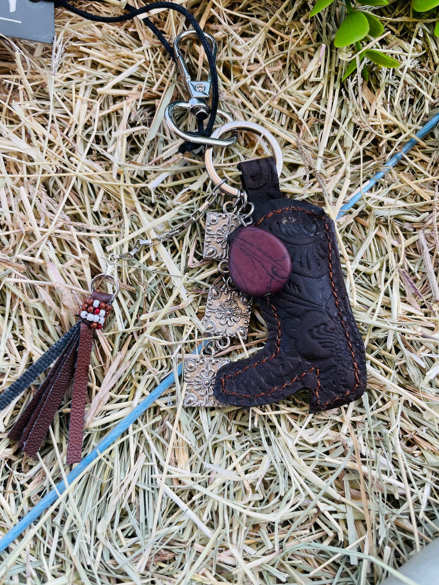 BOOT LEATHER KEYCHAIN