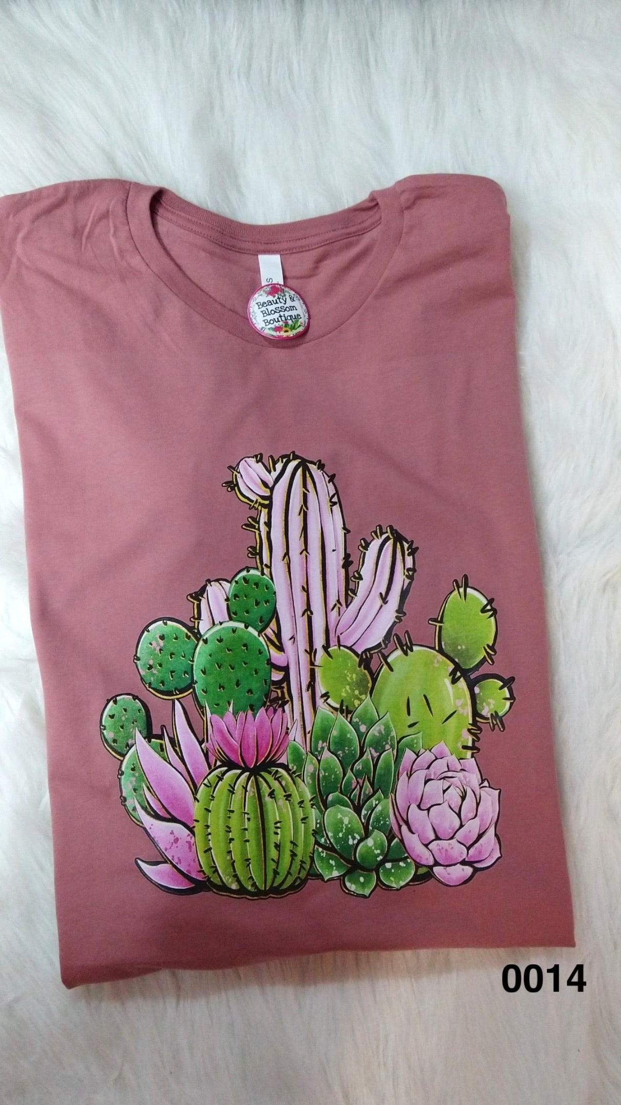 PINK CACTUS T-SHIRT- 14