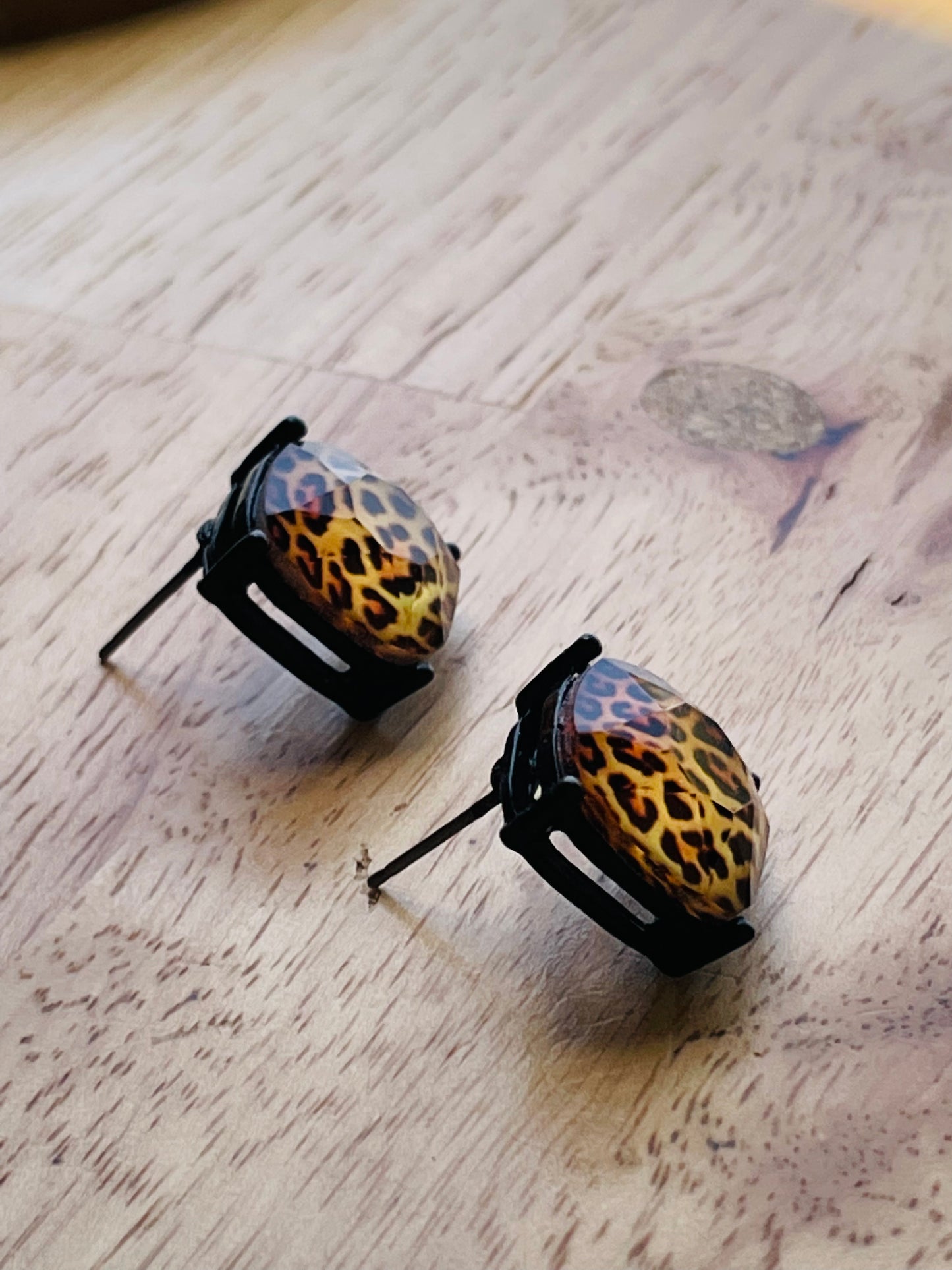 Animal Print stud Earrings