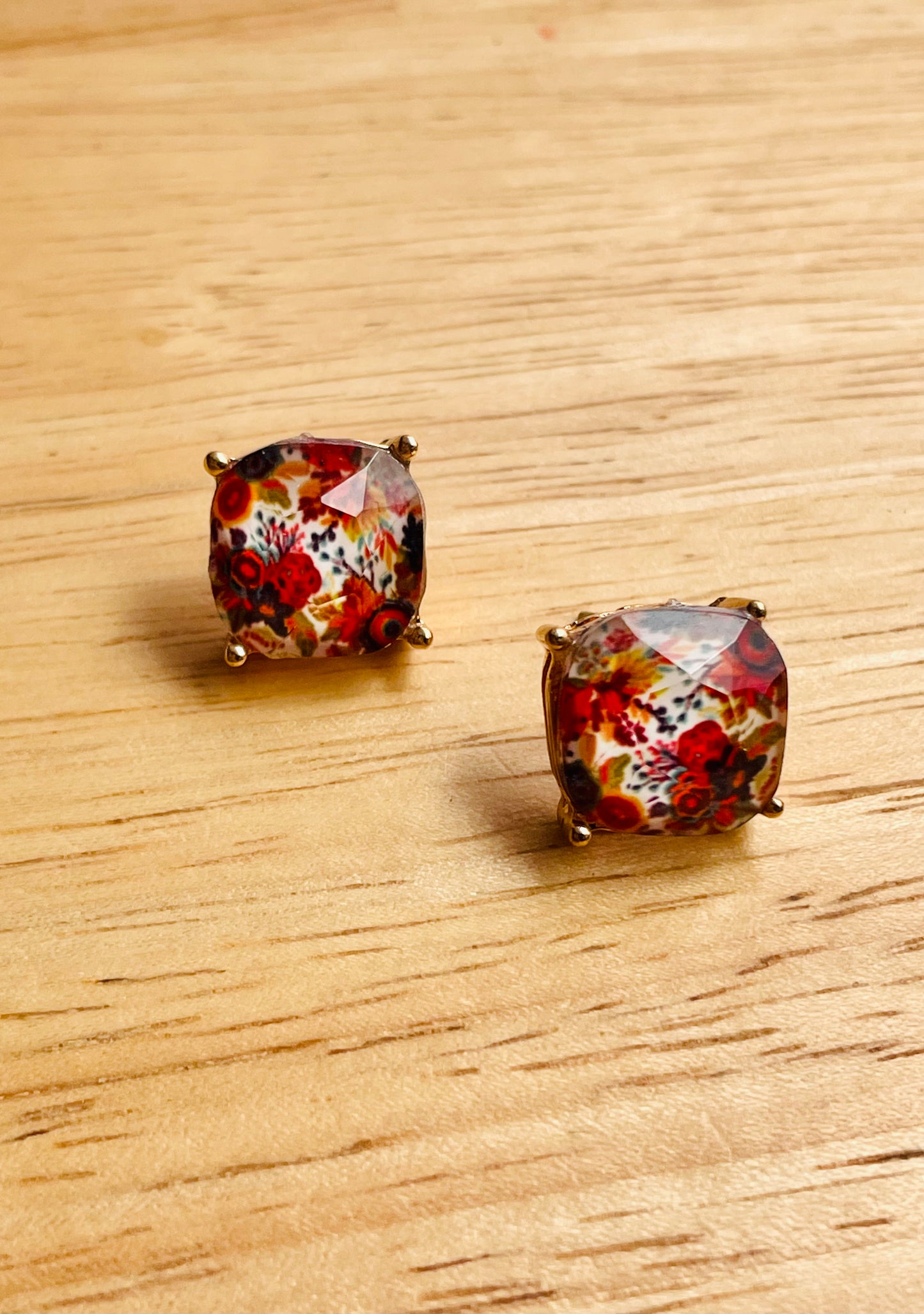 Floral Stud Earrings