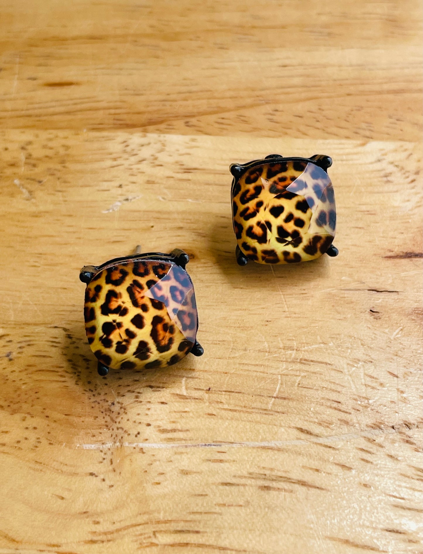 Animal Print stud Earrings